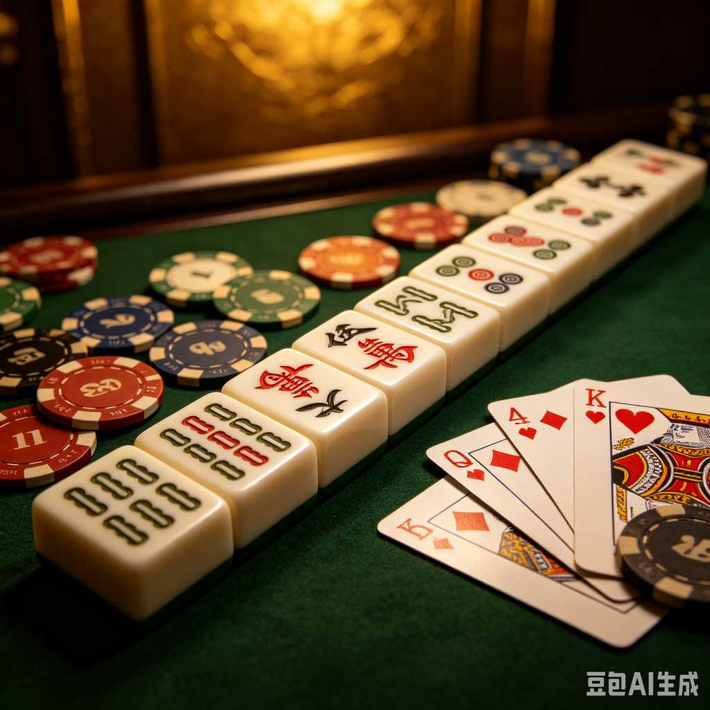 retro vintage mahjong set